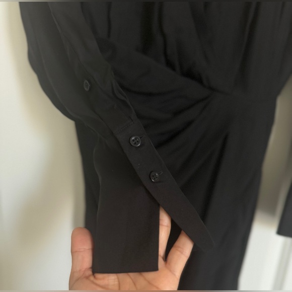 GAUGE81 gathered-front shirt dress Size Medium - Picture 17 of 17